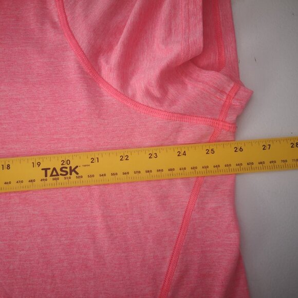 Tek Gear Dry TEK Ladies V-neck Pink Short Sleeves Athletic T-shirt - Picture 5 of 8